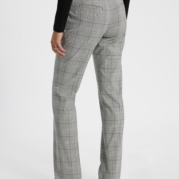 Express Editor Plaid Mid-Rise Skinny Pants Size 8 - Picture 2 of 7